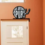 San Antonio Spurs Metal Sign Spurs Word Mark 1