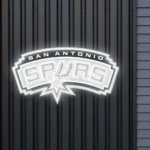 San Antonio Spurs Neon Sign San Antonio Text 1