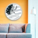 San Antonio Spurs Neon Sign Us Pennant Acrylic 1