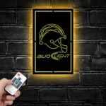 San Diego Chargers Metal Sign Bud Light 1