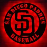 San Diego Padres Metal Sign Logo 1