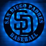 San Diego Padres Metal Sign Logo 1
