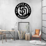 San Diego Padres Metal Sign Logo 1