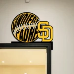 San Diego Padres Metal Sign Padres Baseball 1