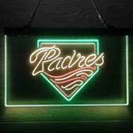 San Diego Padres Neon Sign Artistic 3 Color 1