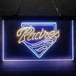 San Diego Padres Neon Sign Artistic 3 Color 1