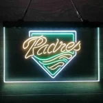 San Diego Padres Neon Sign Artistic 3 Color 1