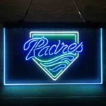 San Diego Padres Neon Sign Artistic 3 Color 1