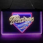 San Diego Padres Neon Sign Artistic 3 Color 1