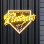 San Diego Padres Neon Sign Padres Wordmark 1