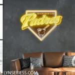 San Diego Padres Neon Sign Padres Wordmark 1