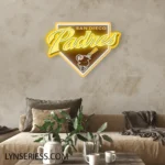 San Diego Padres Neon Sign Padres Wordmark 1