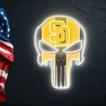 San Diego Padres Neon Sign The Punisher 1