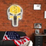 San Diego Padres Neon Sign The Punisher 1
