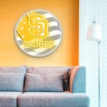 San Diego Padres Neon Sign Us Flag Acrylic 1