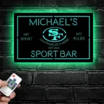 San Francisco 49ers Metal Sign Bespoke 49ers Oval Logo 1