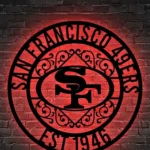 San Francisco 49ers Metal Sign Custom Nfl 1