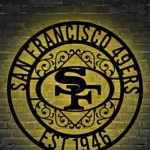San Francisco 49ers Metal Sign Custom Nfl 1