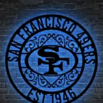 San Francisco 49ers Metal Sign Custom Nfl 1