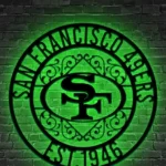 San Francisco 49ers Metal Sign Custom Nfl 1