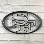 San Francisco 49ers Metal Sign Logo 1
