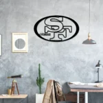 San Francisco 49ers Metal Sign Logo 1