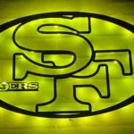 San Francisco 49ers Metal Sign Logo 1