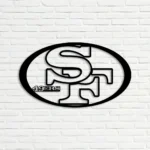 San Francisco 49ers Metal Sign Logo 1