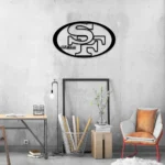 San Francisco 49ers Metal Sign Logo 1