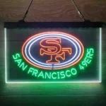 San Francisco 49ers Neon Sign Detailed 3 Color 1