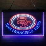 San Francisco 49ers Neon Sign Detailed 3 Color 1