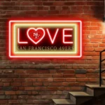 San Francisco 49ers Neon Sign Romance Sign 1