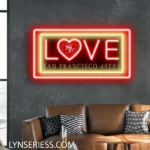 San Francisco 49ers Neon Sign Romance Sign 1