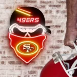 San Francisco 49ers Neon Sign Skull 1