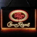 San Francisco 49ers Neon Sign Tiara Royal 1