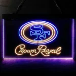 San Francisco 49ers Neon Sign Tiara Royal 1