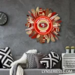 San Francisco 49ers Neon Sign Wreath 1
