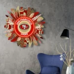 San Francisco 49ers Neon Sign Wreath 1