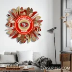 San Francisco 49ers Neon Sign Wreath 1