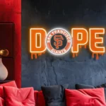 San Francisco Giants Neon Sign Dripping Dope 1