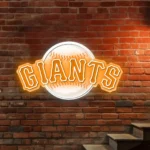 San Francisco Giants Neon Sign Giants Ball Logo 1