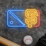 San Francisco Giants Neon Sign Mlb Logo 1