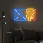 San Francisco Giants Neon Sign Mlb Logo 1