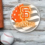 San Francisco Giants Neon Sign Us Flag Acrylic 1