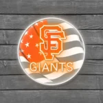 San Francisco Giants Neon Sign Us Flag Acrylic 1