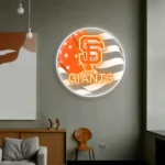 San Francisco Giants Neon Sign Us Flag Acrylic 1