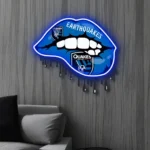 San Jose Earthquakes Neon Sign Fc Dripping Lips 1