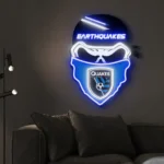 San Jose Earthquakes Neon Sign Fc Skull 1