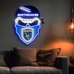 San Jose Earthquakes Neon Sign Fc Skull 1