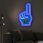 San Jose Earthquakes Neon Sign Mls Fc Foam Finger 1